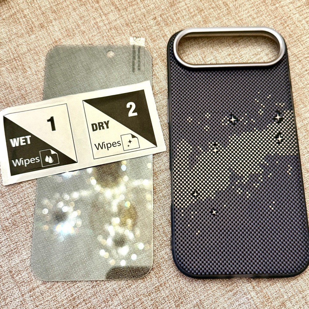 IPHONE 17 AIR Case MagSafe Shockproof Hard Cover w Screen Protector - Stars - Picture 2 of 6